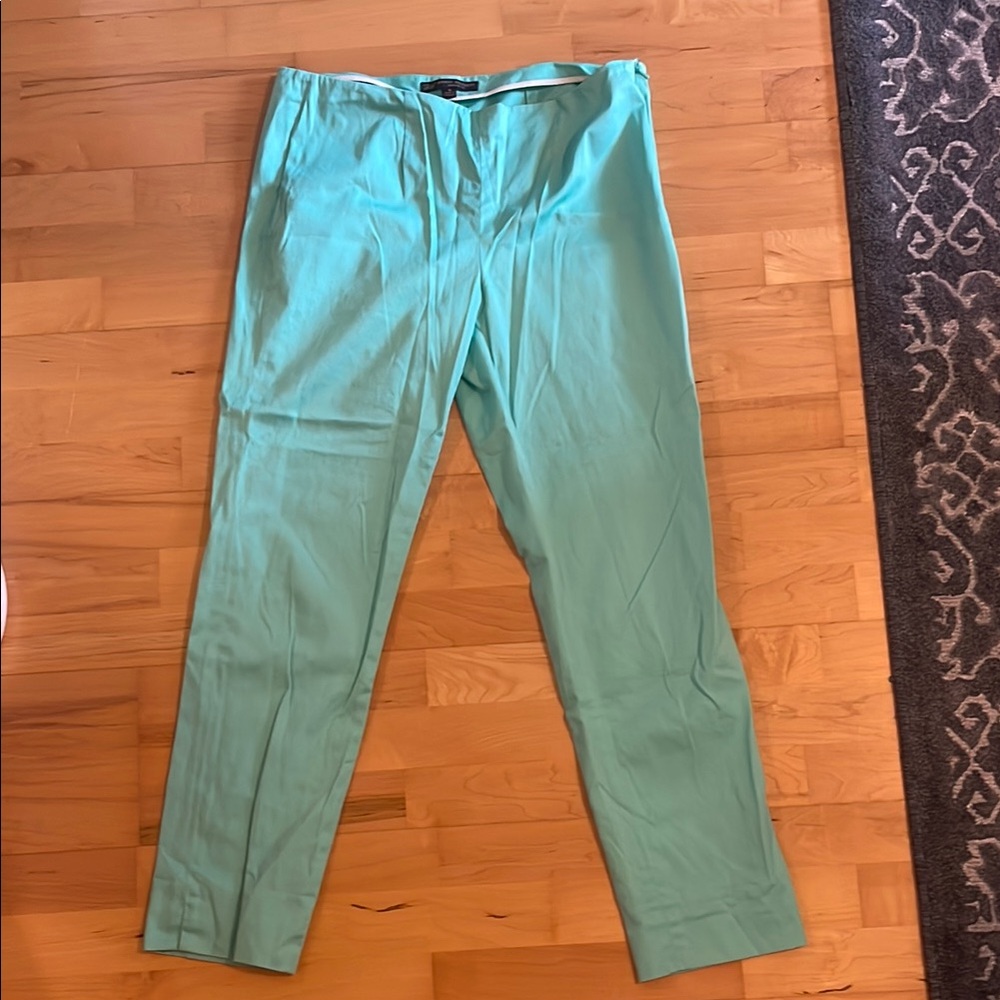 Brooks Brothers Sea Foam Green Dress Pants Straight Leg size 8 Natalia fit